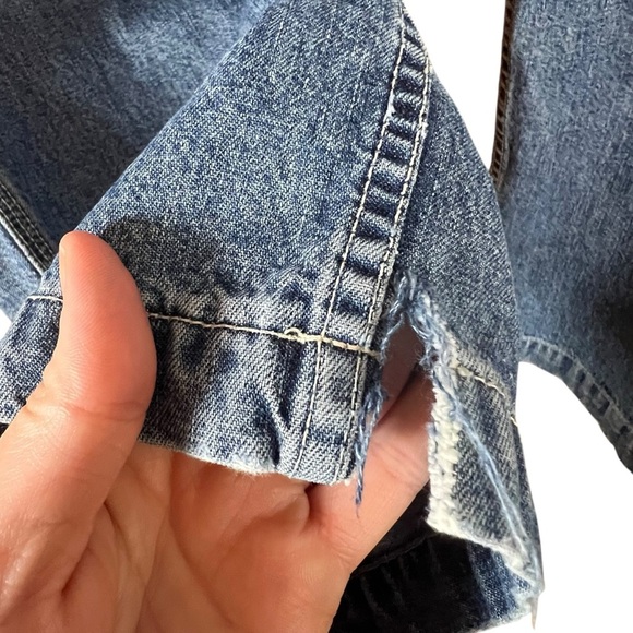 Vintage Abercrombie & Fitch Men’s Carpenter Jeans Size 32R Blue Denim - Picture 4 of 7